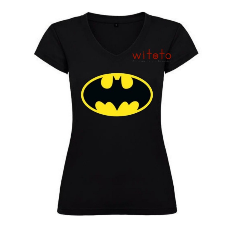 CAMISETA DAMA LOGO BATMAN